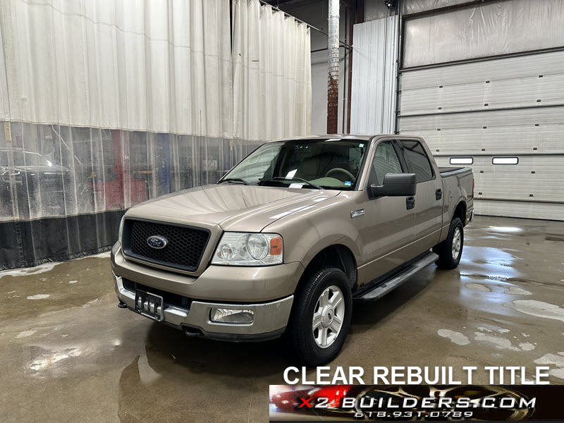 2004 Ford F-150 XLT 4x4 CLEAR REBUILT TITLE